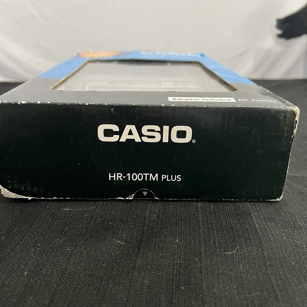 Casio‎ HR-100TM PLUS Desktop Printing Calculator 12 Digit 2-Color Print